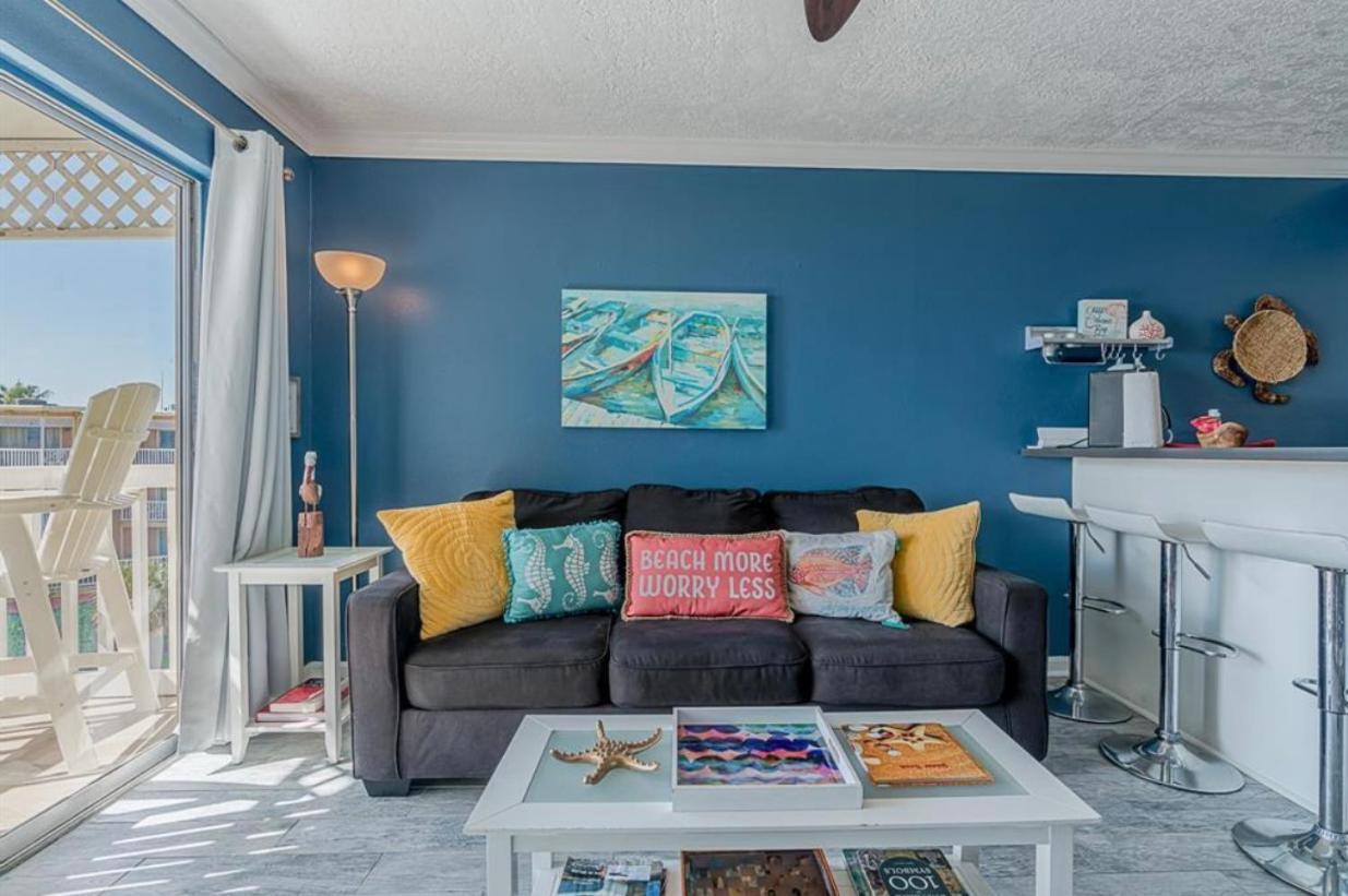 Beach Escape - Top Floor Ocean Views - Heated Pool - Seawall Blvd 加尔维斯敦 外观 照片